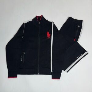 Polo Ralph Lauren Black Track Suit Size M